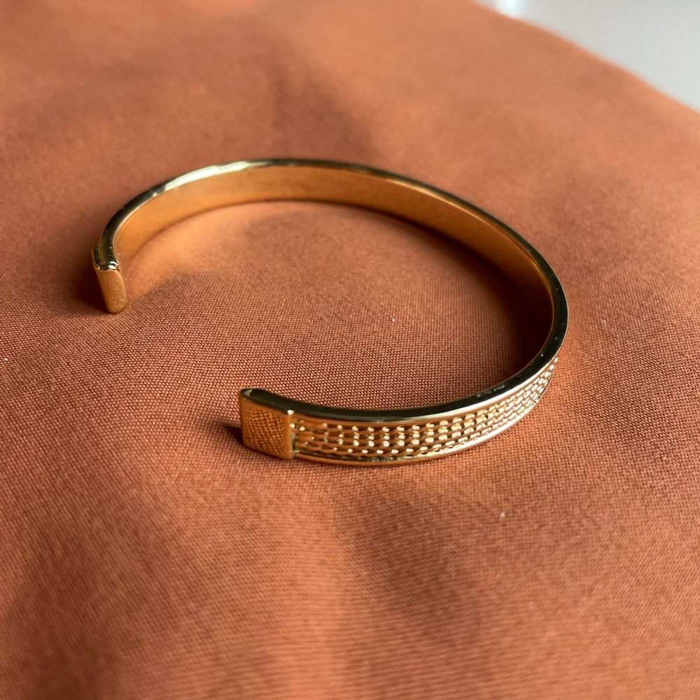Express Braided Gold Cuff (good as new!)